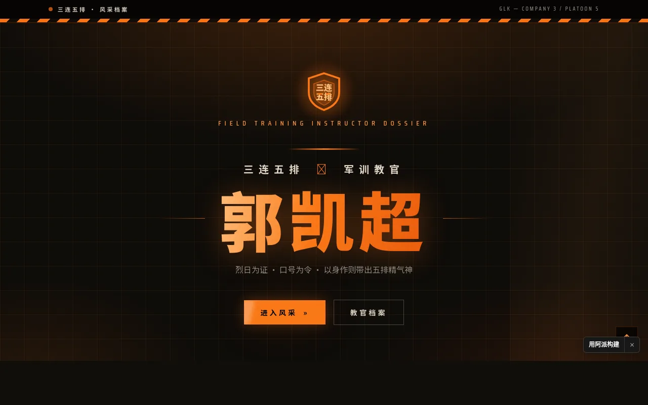 郭凯超教官风采展示页 的封面