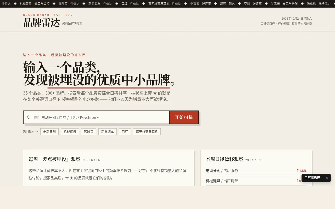 智能品牌对比助手 的封面